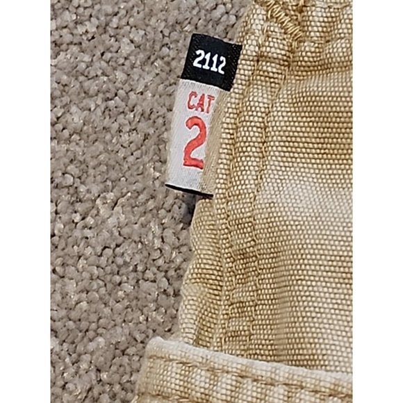 Carhartt FR Work Pants Original Fit CAT 2 2112 Fire Resistant 42x30 Khaki - Picture 1 of 12